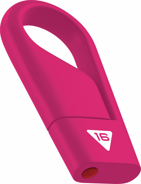 Emtec Hook 16GB 16ГБ USB 2.0 Розовый USB флеш накопитель