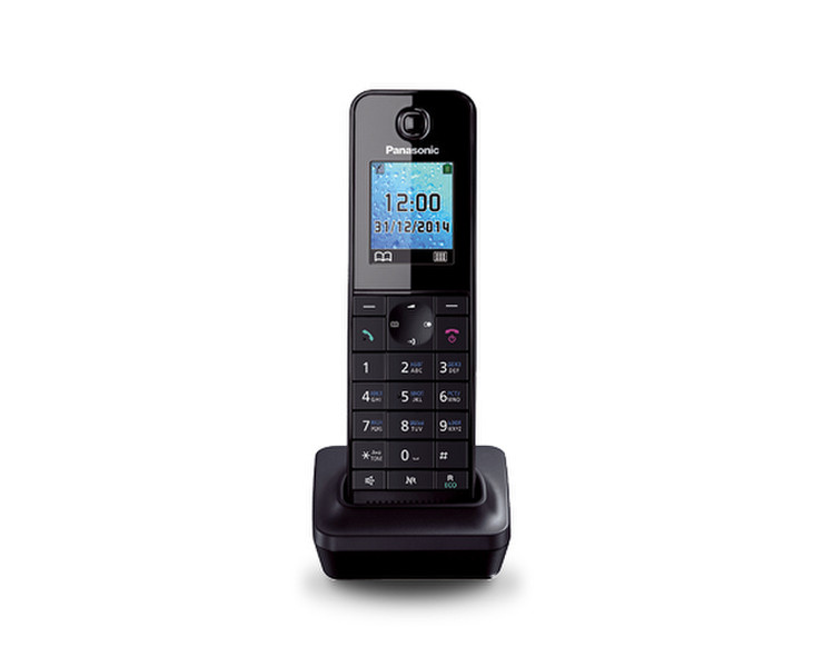 Panasonic KX-TGHA20RU DECT telephone handset Идентификация абонента (Caller ID) Черный