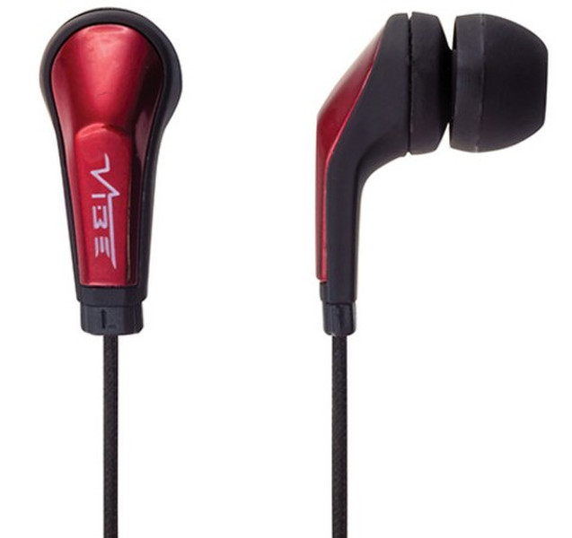 Vibe VHSLICKZIPR-V3M In-ear Binaural Wired Red mobile headset