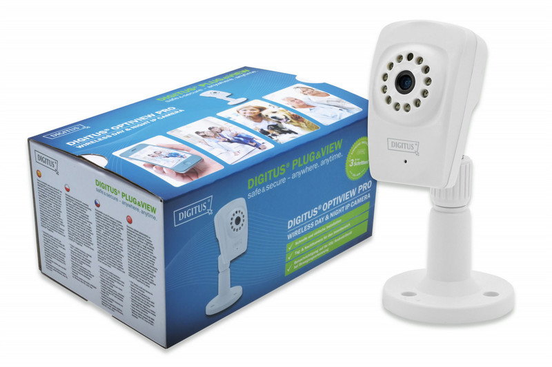 Digitus DN-16046 IP security camera Indoor Cube White security camera