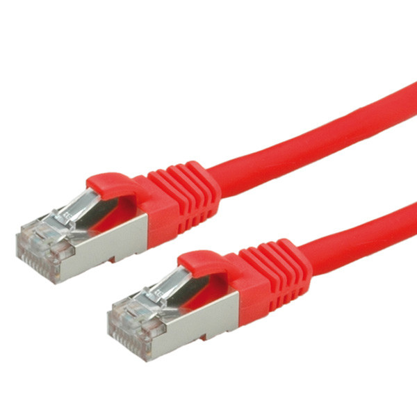 Rotronic S/FTP Patch Cord Cat.6, halogen-free, red, 1.5m