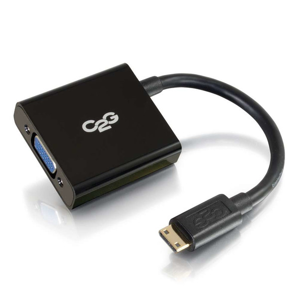 C2G 41350 0.2032m HDMI VGA (D-Sub) Black video cable adapter