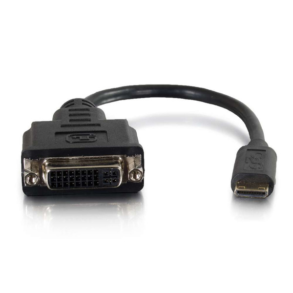 C2G 41355 0.2032m Mini-HDMI DVI-D Schwarz Videokabel-Adapter