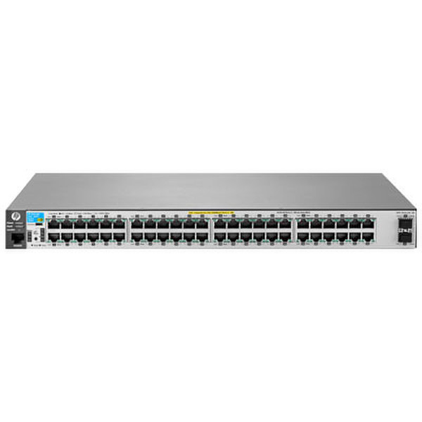 Hewlett Packard Enterprise 2530-48G-PoE+-2SFP+ Управляемый L2 Gigabit Ethernet (10/100/1000) Power over Ethernet (PoE) Нержавеющая сталь