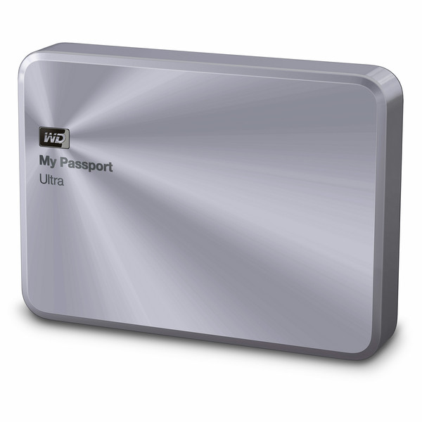 Western Digital My Passport Ultra Metal Edition, 2TB 3.0 (3.1 Gen 1) 2000GB Silber