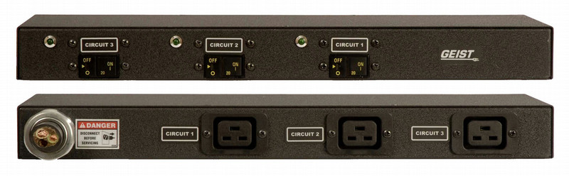 Geist G1044 3AC outlet(s) 1U power distribution unit (PDU)