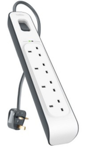 Belkin BSV400AF2M 4AC outlet(s) 2m Weiß Spannungsschutz