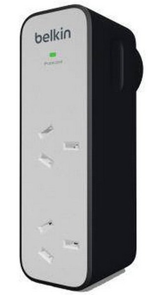 Belkin BST200AF 2AC outlet(s) Black,Grey surge protector