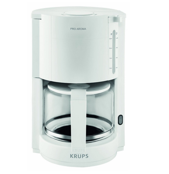 Krups F30901 Drip coffee maker 10cups White coffee maker