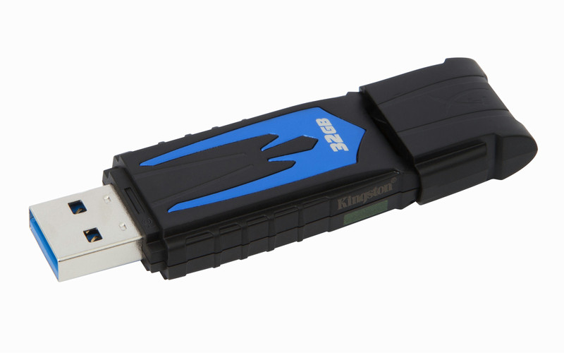 HyperX USB 32GB 32GB USB 3.0 (3.1 Gen 1) Typ A Schwarz, Blau USB-Stick