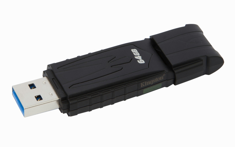 HyperX USB 64GB 64ГБ USB 3.0 (3.1 Gen 1) Тип -A Черный USB флеш накопитель
