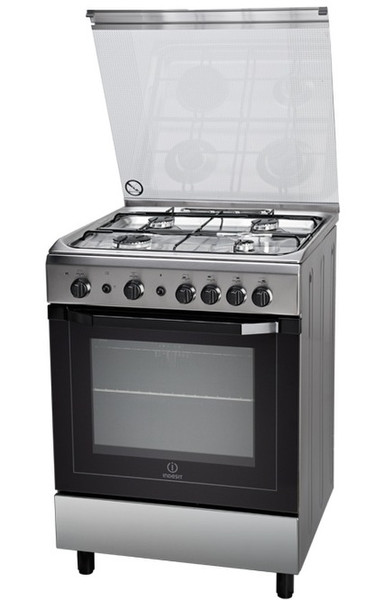 Indesit I6GG1F(X)/P Freestanding Gas hob Stainless steel cooker