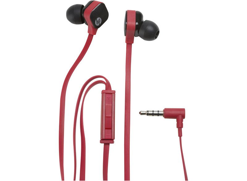 HP H2310 In-ear Binaural Wired Black,Red