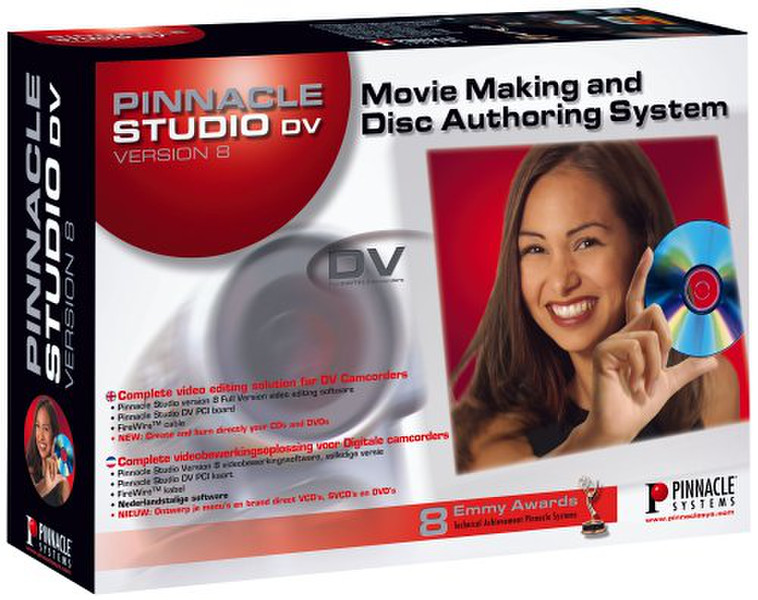 Pinnacle STUDIO DV (WIN-32) 8.0 DIG PCI VIDEO CAPT UK (WIN-32)