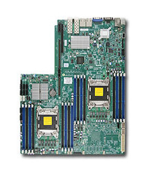 Supermicro X9DRW-iTPF Intel C602 Socket R (LGA 2011) материнская плата для сервера/рабочей станции