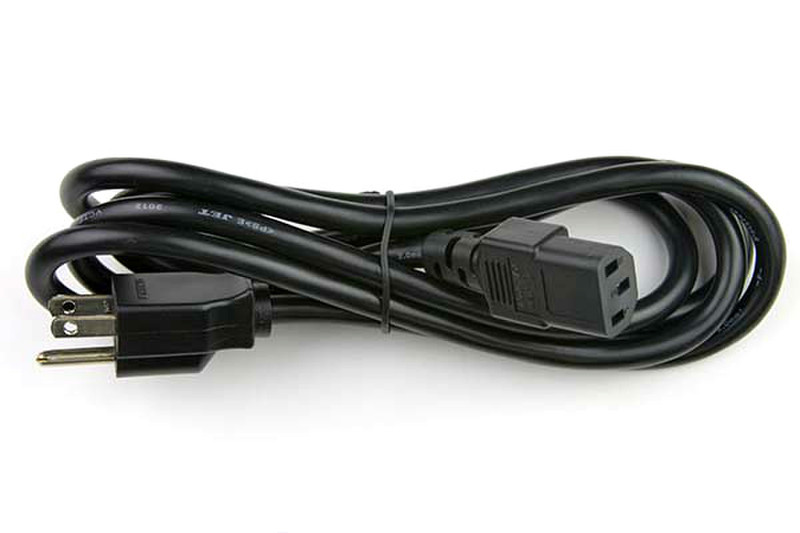 Supermicro CBL-0345L 1.83м NEMA 5-15P C13 coupler Черный кабель питания