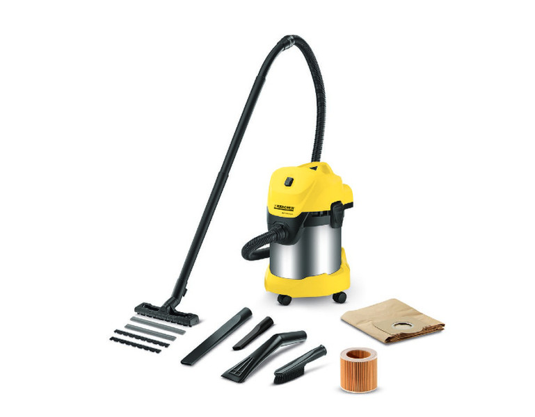 Kärcher MV3 Premium Drum vacuum cleaner 17L 1400W Black,Yellow