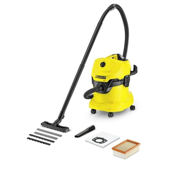 Kärcher 1.348-114 Drum vacuum cleaner 20L 1600W Black,Yellow vacuum