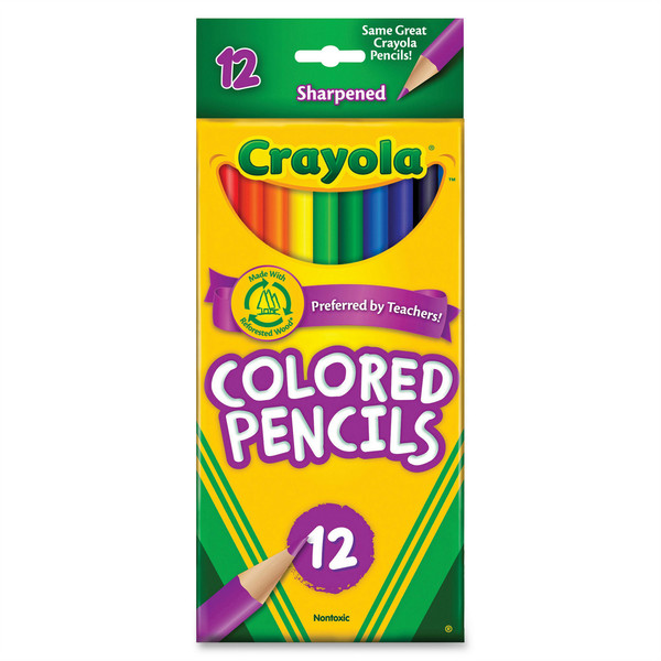Crayola 68-4012 12шт цветной карандаш