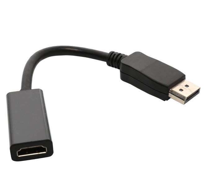 Connectland CL-ADA33013 DisplayPort HDMI Schwarz Schnittstellenkabeladapter