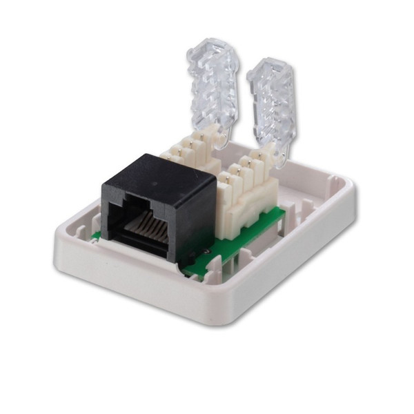 Lindy 60175 White outlet box