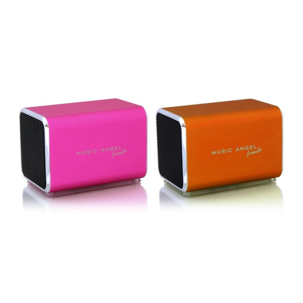 Music Angel Friendz Stereo 6W Cube Orange,Pink