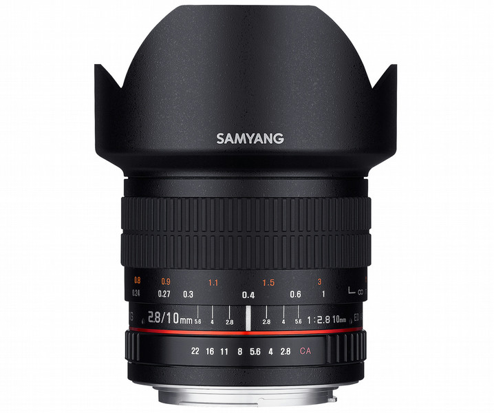 Samyang 10mm F2.8 ED AS NCS CS Sony E MILC/SLR Super wide lens Schwarz