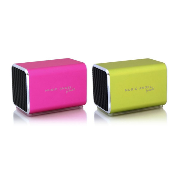 Music Angel Friendz Stereo 6W Cube Pink,Yellow