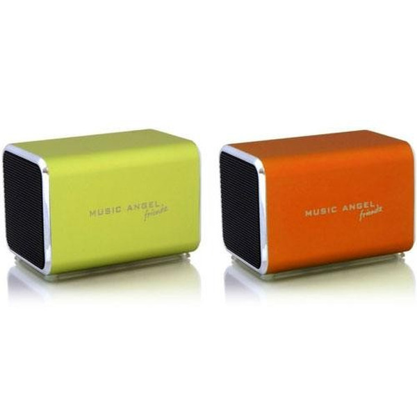 Music Angel Friendz Stereo 6W Cube Orange,Yellow