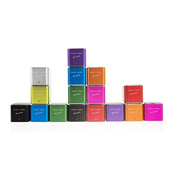 Music Angel Best Friendz Stereo 6W Cube Black,Yellow