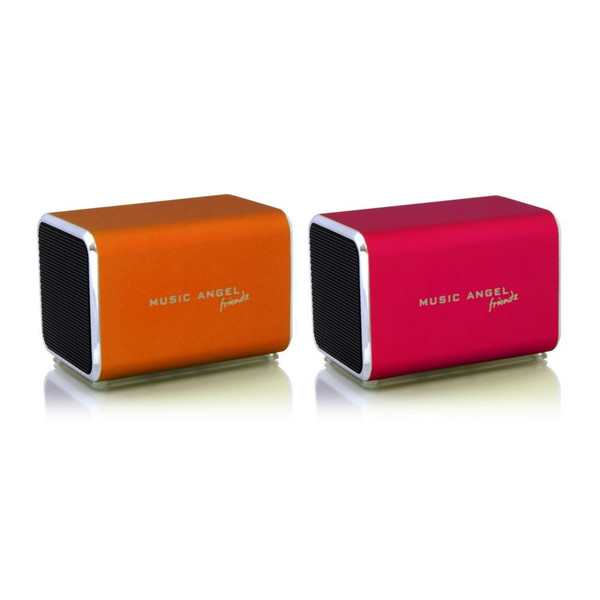 Music Angel Friendz Stereo 6W Cube Orange,Red