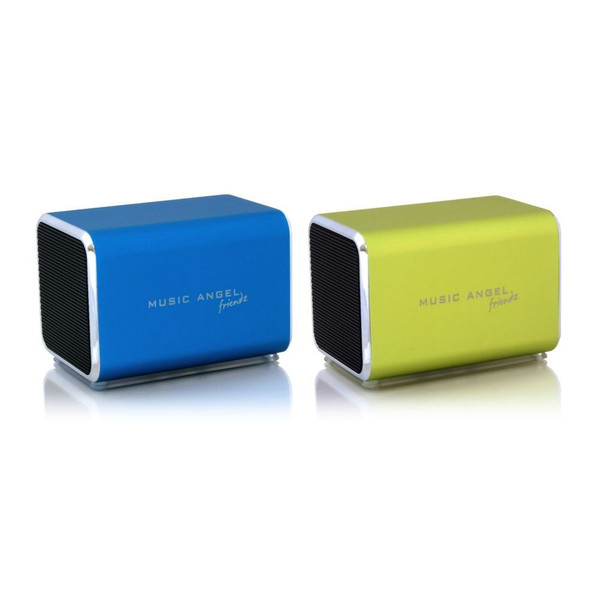 Music Angel Friendz Stereo 6W Cube Blue,Yellow