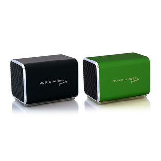 Music Angel FT104582 Stereo 6W Cube Black,Green