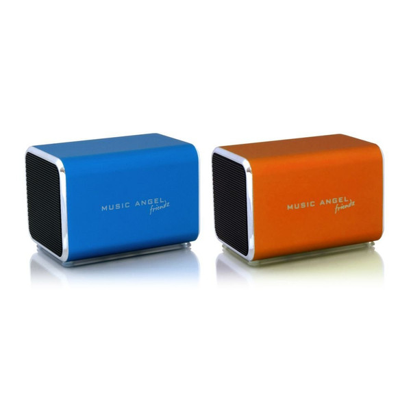 Music Angel Friendz Stereo 6W Cube Blue,Orange