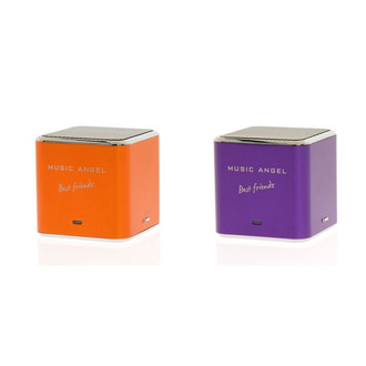Music Angel Best Friendz Stereo 6W Cube Orange,Purple