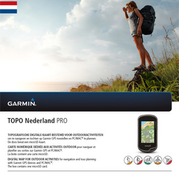 Garmin TOPO Netherlands PRO, DVD + microSD/SD