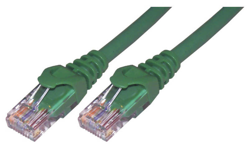 MCL FCC6M-0.5M/V 0.5m Cat6 U/UTP (UTP) Green networking cable