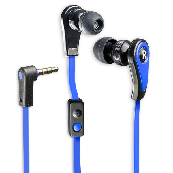 Connectland CL-AUD63030 Binaural In-ear Black,Blue mobile headset