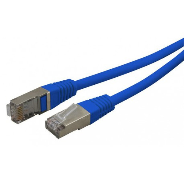 Waytex 32074 2m Cat5e Blue networking cable