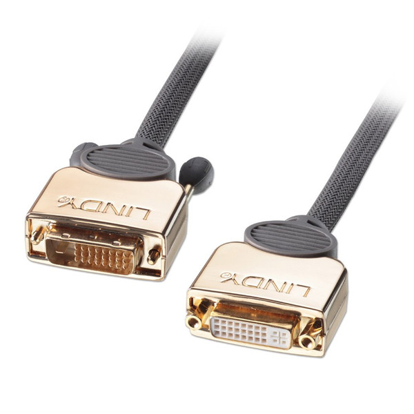 Lindy 37144 5m DVI-D DVI-D Anthrazit DVI-Kabel