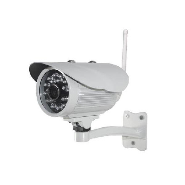 MCL IP-CAM615AEW IP security camera Innen & Außen Geschoss Weiß Sicherheitskamera