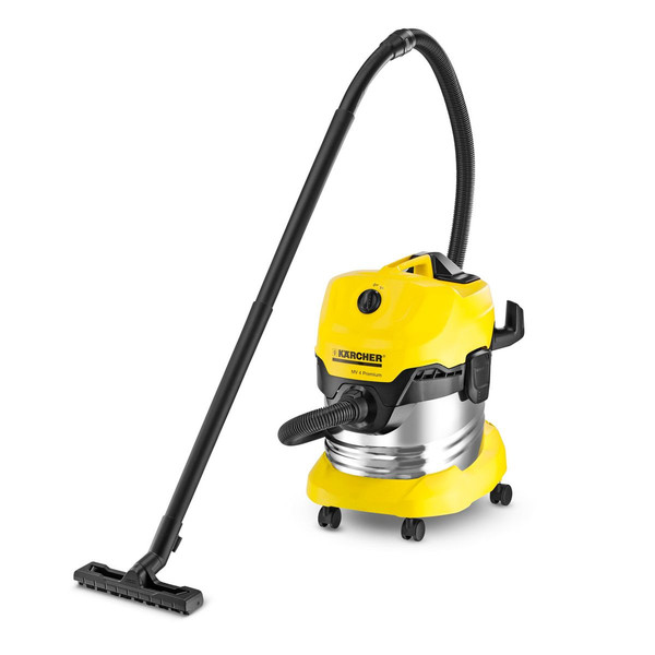 Kärcher WD 4 Premium Drum vacuum 20L 1600W Black,Yellow