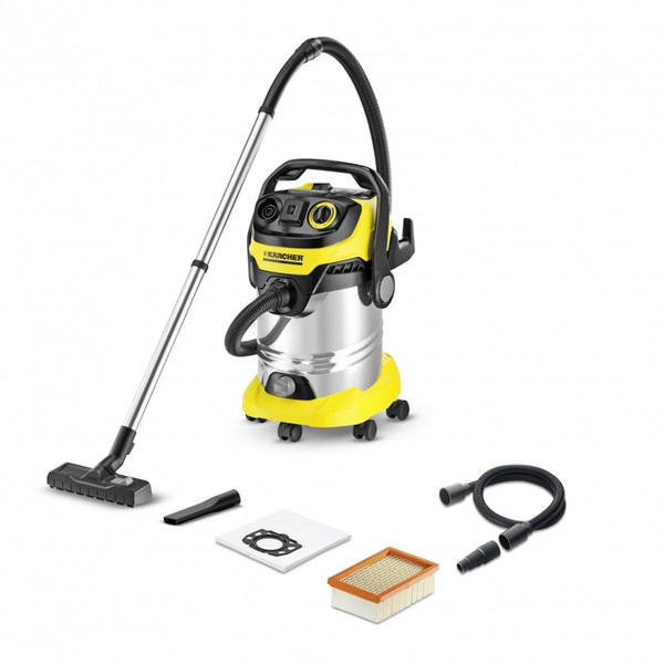 Kärcher MV 6 P Premium Drum vacuum cleaner 30L 2000W Black,Yellow