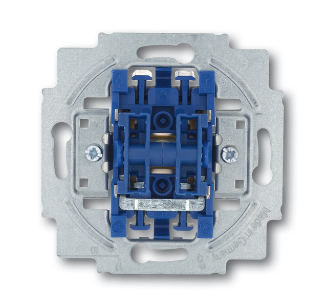 Busch-Jaeger 1413-0-0491 1P Blue,Metallic electrical switch