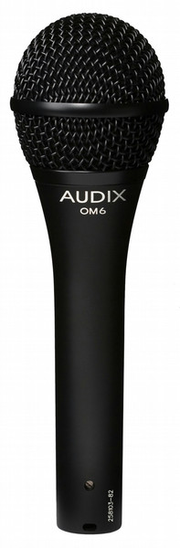 Audix OM6 Stage/performance microphone Проводная Черный