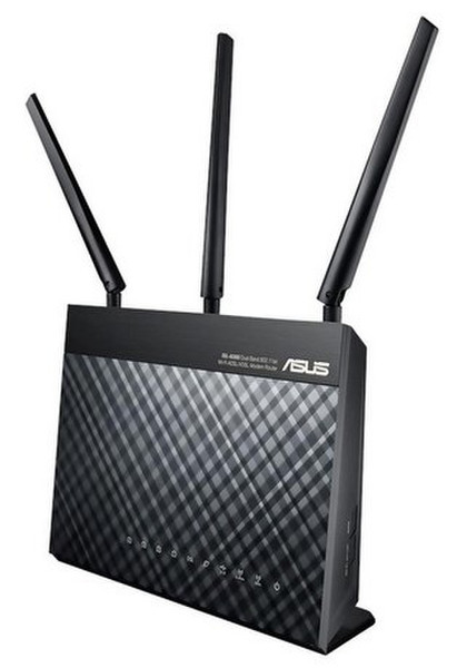 ASUS DSL-AC68U Dual-band (2.4 GHz / 5 GHz) Gigabit Ethernet Black 3G
