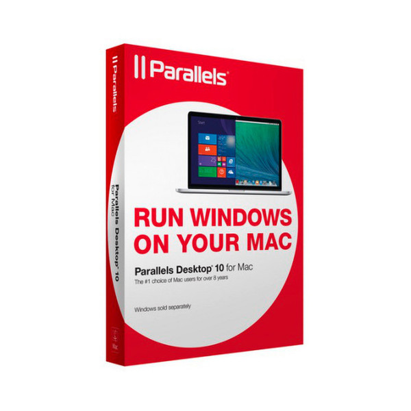Apple Parallels Desktop 10 for Mac (Retail Box)
