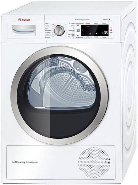 Bosch Logixx 8 WTW87568IT Front-load 8kg A++ White tumble dryer