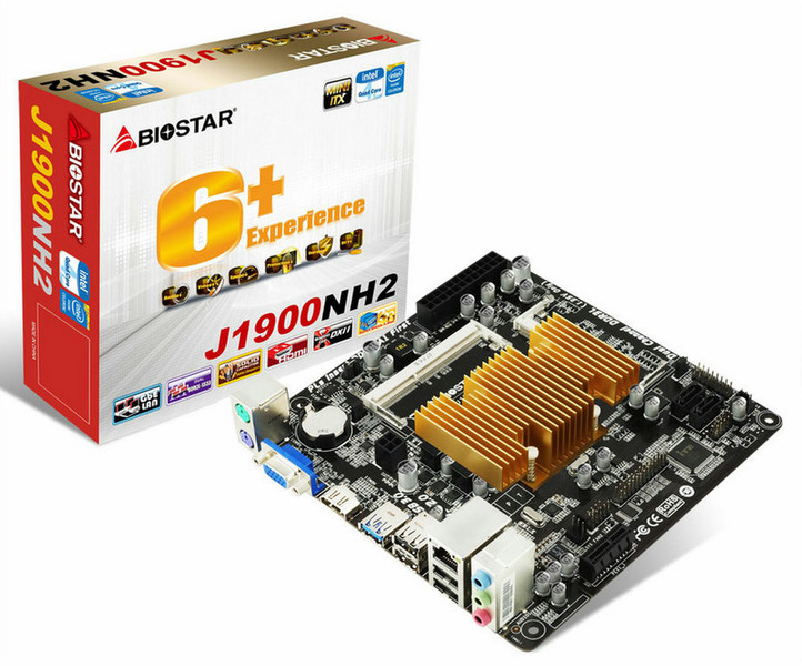 Biostar J1900NH2 BGA1170 Mini ITX материнская плата