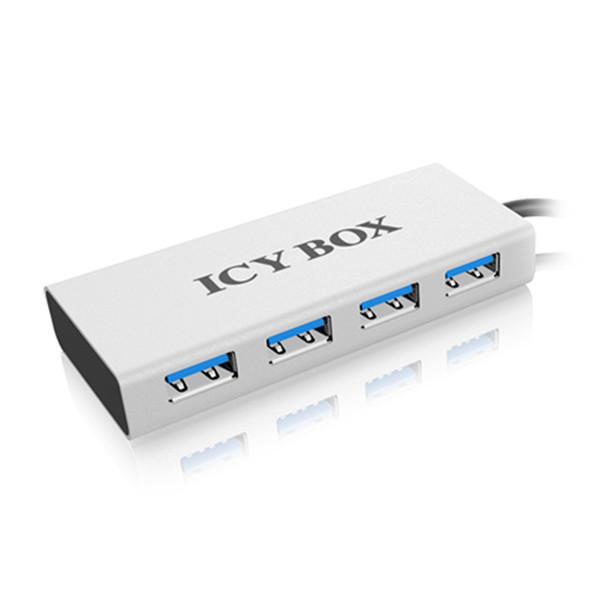 ICY BOX IB-AC6104 5000Mbit/s Aluminium,Silver